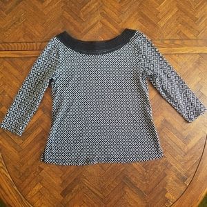 Croft & Barrow, three-quarter sleeve shirt